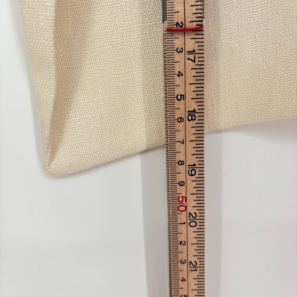 NWT ALC Andrews Cropped Open Blazer Sz 12 Cream Linen Tailored Chic *Flaw - Picture 12 of 16